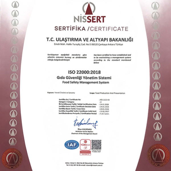 Gıda Güvenliği Yönetim Sistemi